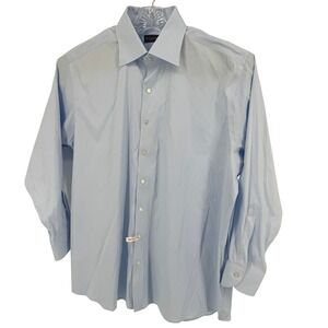Proper‎ Cloth Shirt 17.3-34.5 Men's Non Iron Light Blue Dress Shirt Business